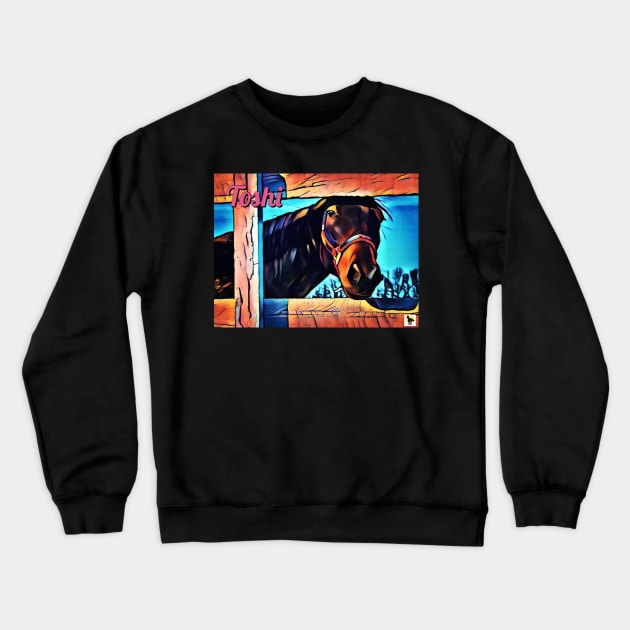 Toshi Crewneck Sweatshirt by SunshineHorses